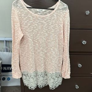 Long sleeve light sweater